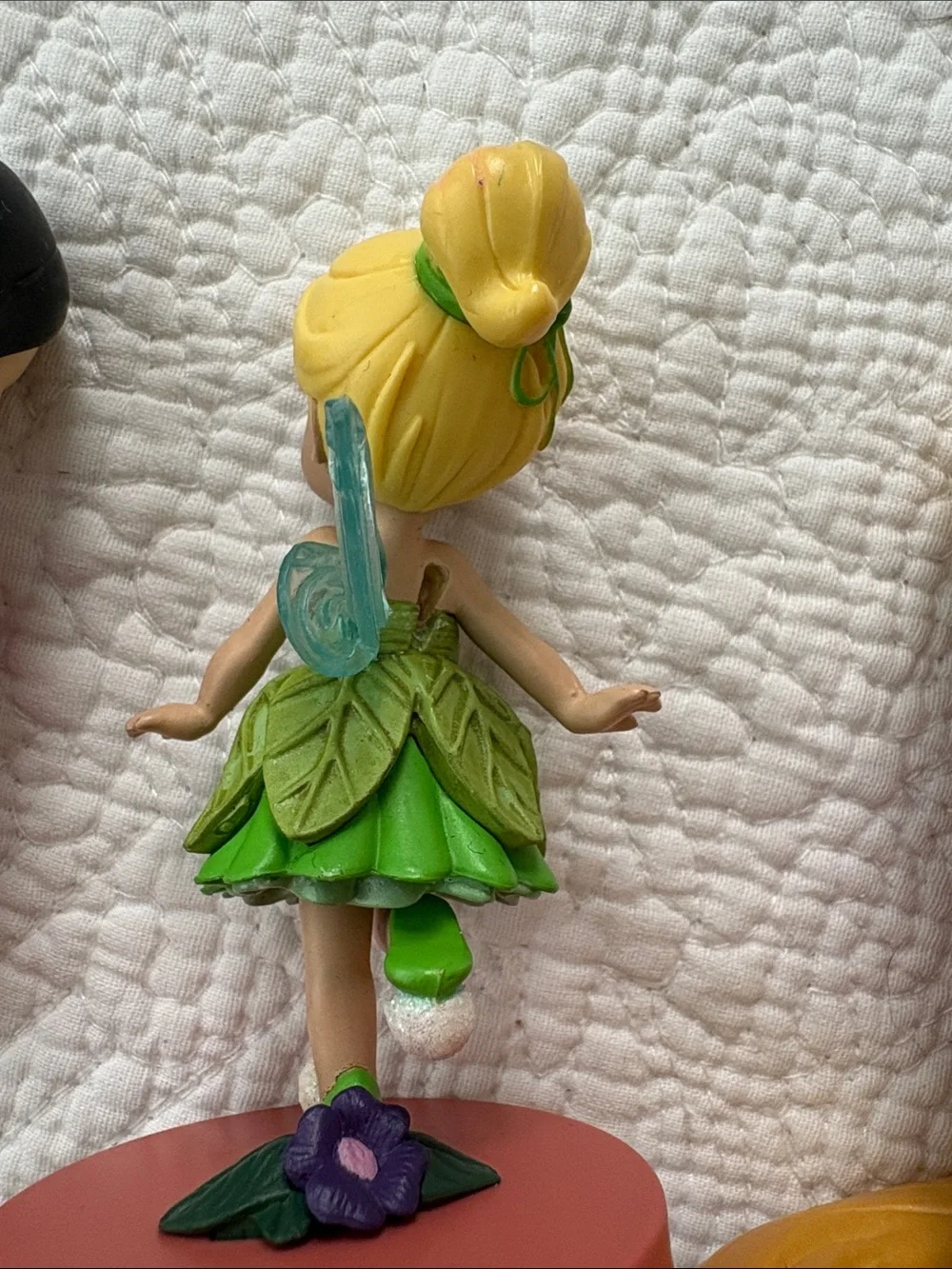 Disney Animators 4 Mini Princess Figures  Belle, Tinkerbell, Mulan, Rapunxel